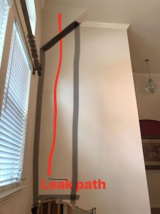 Roof Leak Drywall Repair