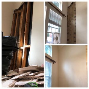 drywall repair and sheetrock repairs