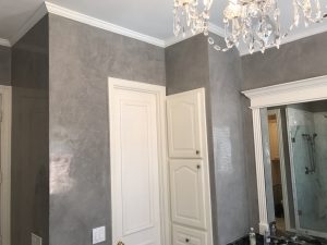 venetian plaster bath grey