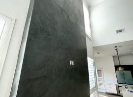 fireplace plaster