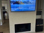 Ventian Plaster Fireplace Makeover